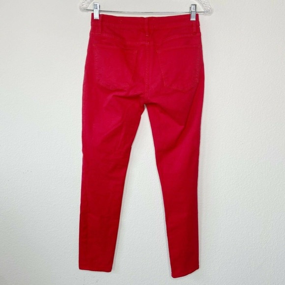 Frame Le High Skinny Vintage Red Jeans Sz 25 - Picture 5 of 8